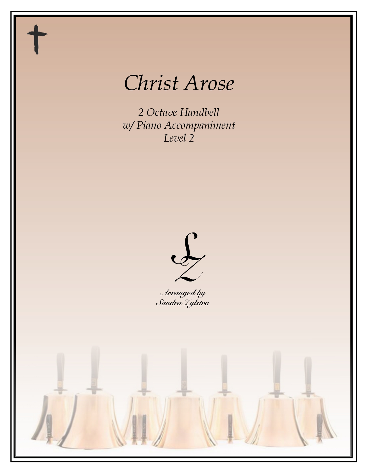 Christ Arose 2 octave handbell piano part cover page 00011
