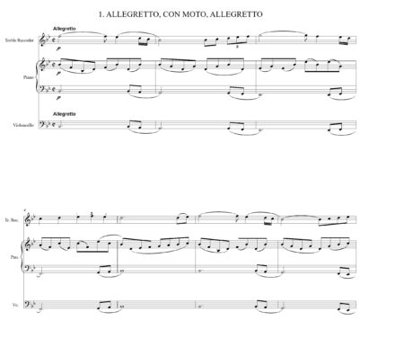 Sonata 1 Allegretto