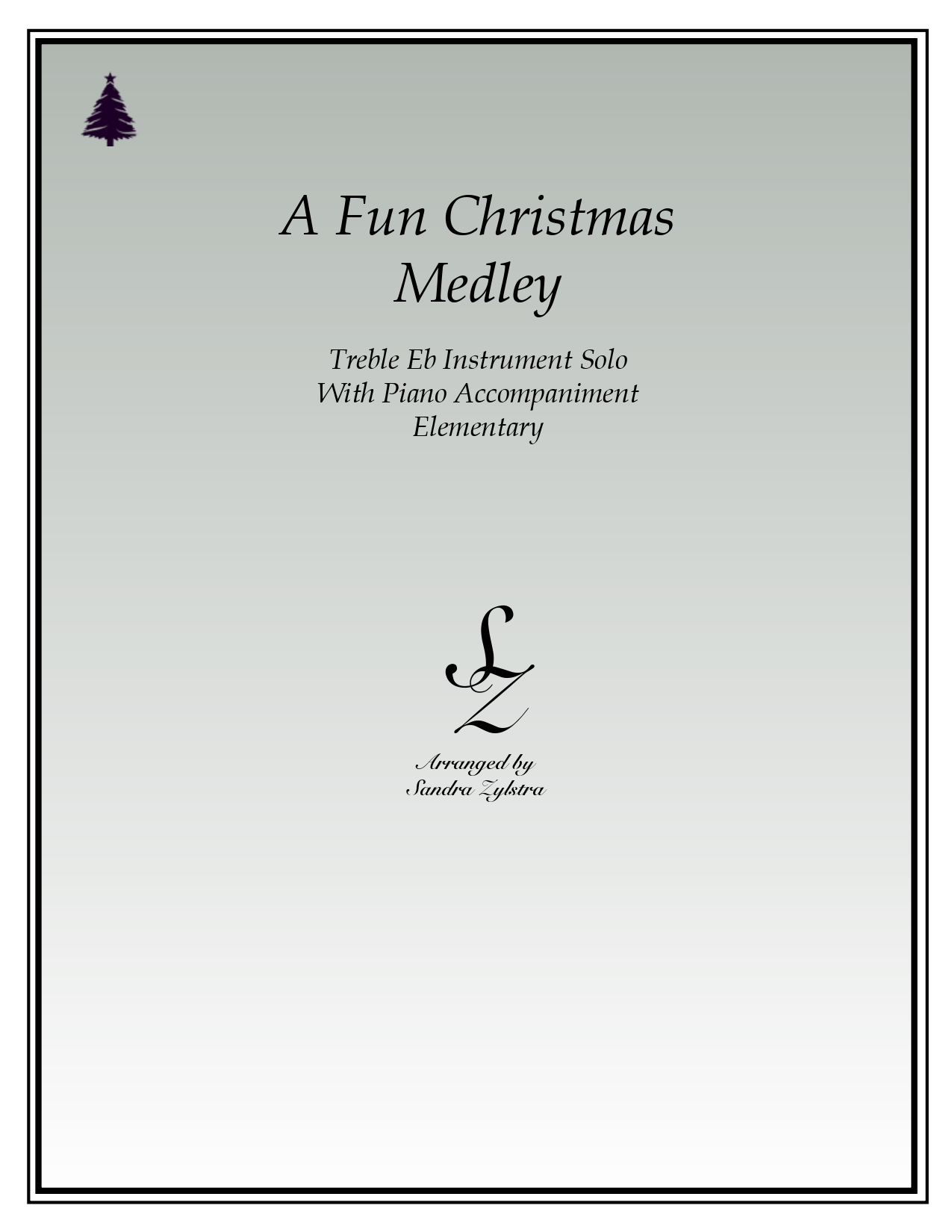 A Fun Christmas Medley Eb instrument solo parts cover page 00011