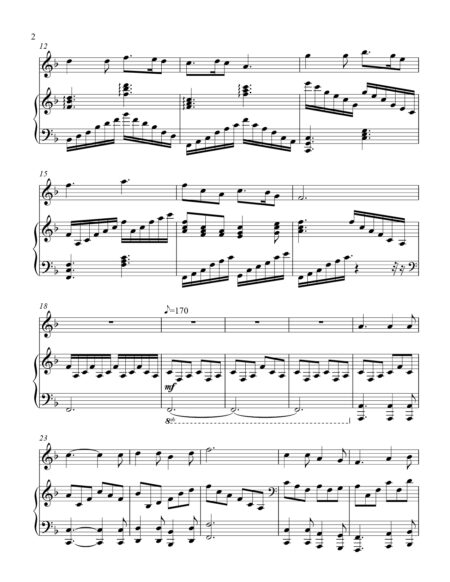 A Holy Silent Night treble C instrument solo part cover page 00031
