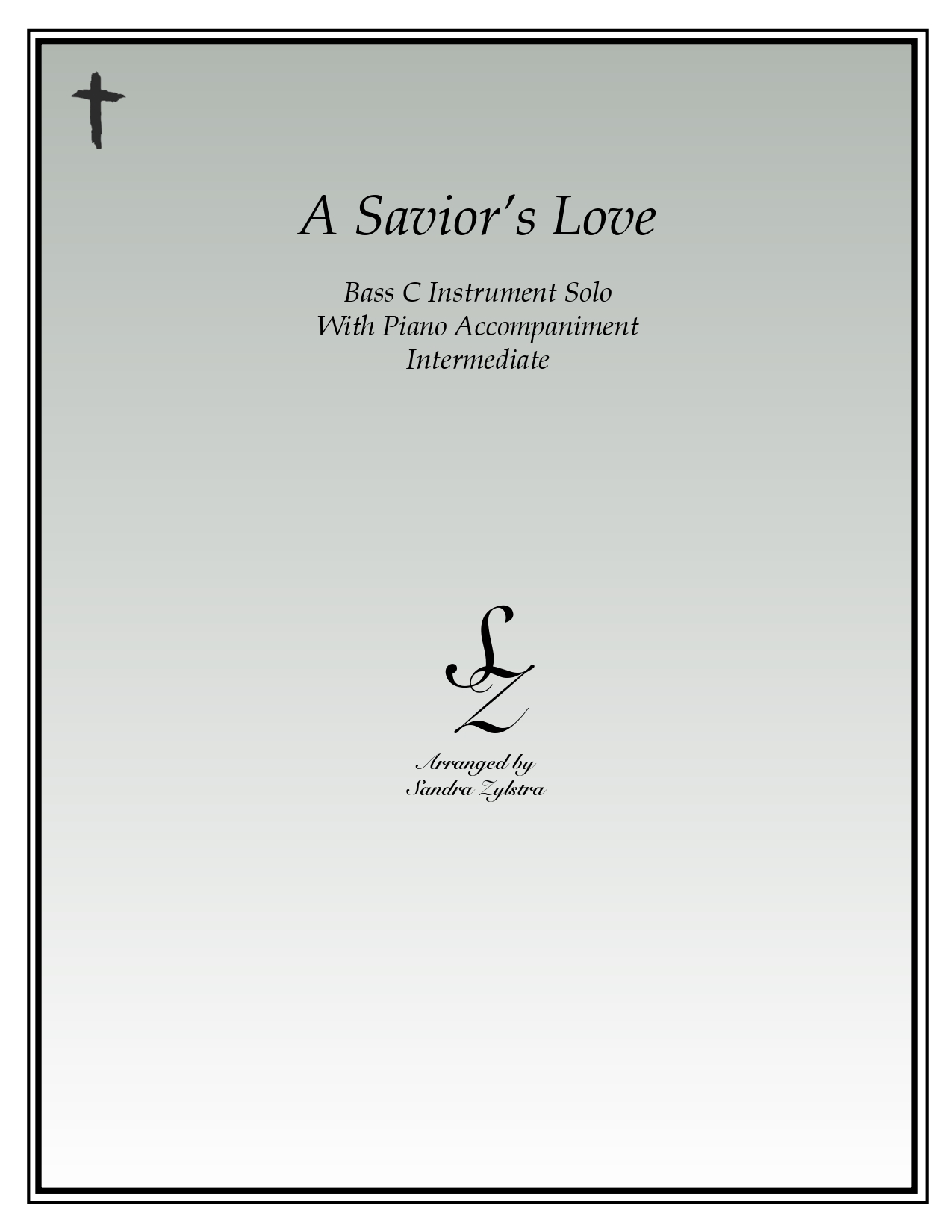A Saviors Love bass C instrument solo part cover page 00011