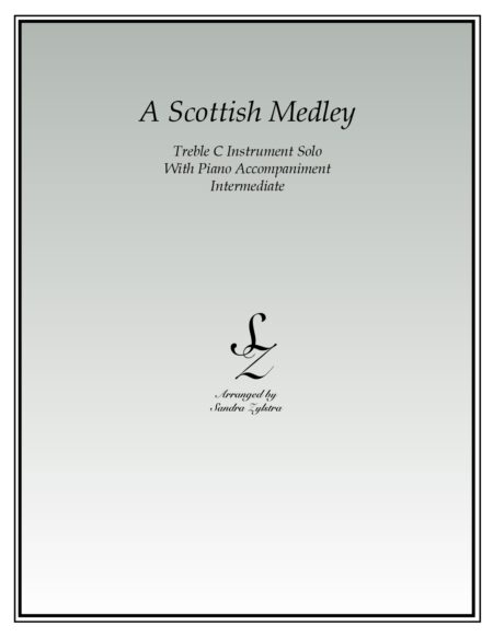 A Scottish Medley treble C instrument solo part cover page 00011