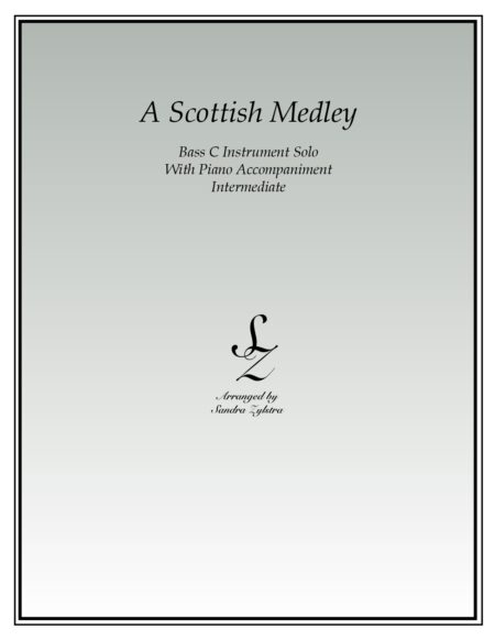 A Scottish Medley bass C instrument solo part cover page 00011