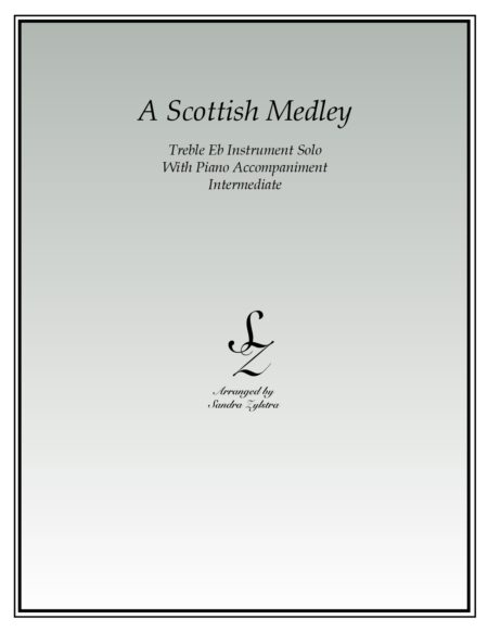 A Scottish Medley Eb instrument solo part cover page 00011