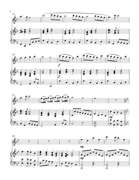 Angels Sing His Glory treble C instrument solo part cover page 00031