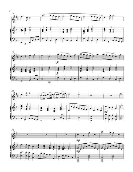 Angels Sing His Glory Eb instrument solo part cover page 00031