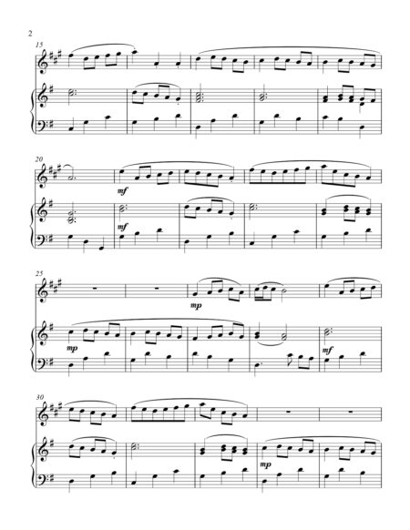 Bachs Minuet In G Bb instrument solo part cover page 00031