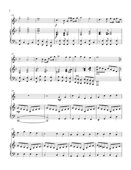Battle Hymn Of The Republic treble C instrument solo part cover page 00031