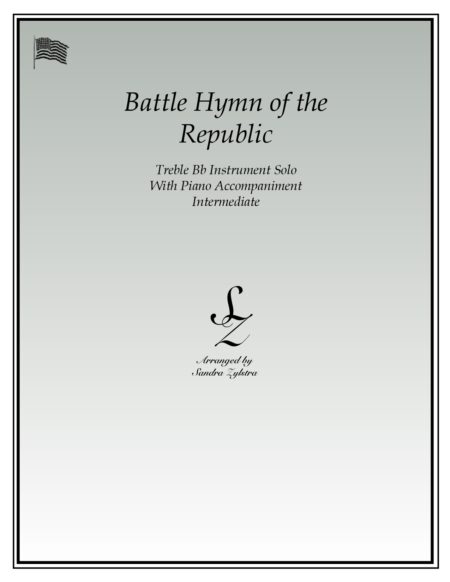 Battle Hymn Of The Republic Bb instrument solo part cover page 00011