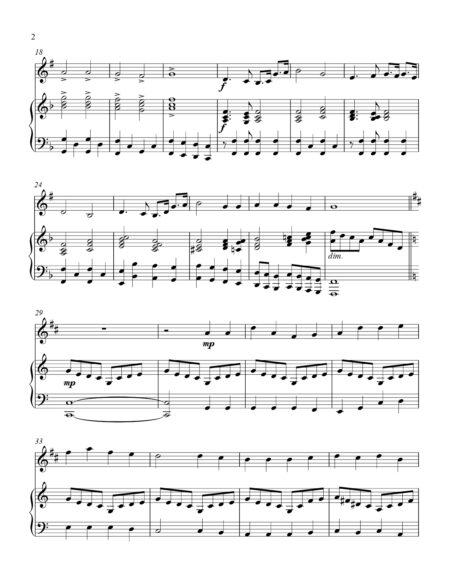 Battle Hymn Of The Republic Bb instrument solo part cover page 00031