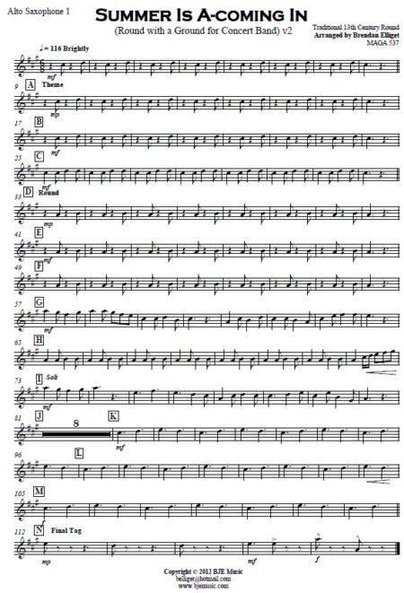 173 FC Summer Is A coming In Concert Band Sample page 04
