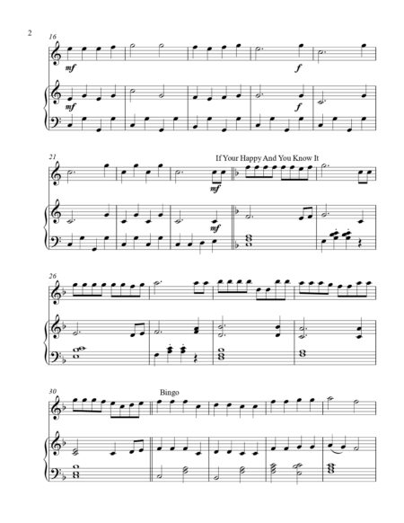 Childrens Song Medley treble C instrument solo part cover page 00031