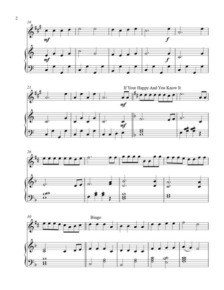 Childrens Song Medley Eb instrument solo part cover page 00031