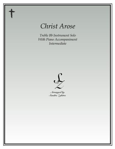 Christ Arose Bb instrument solo part cover page 00011