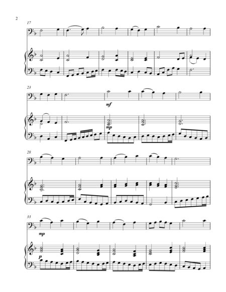 Come Thou Long Expected Jesus bass C instrument solo part cover page 00031