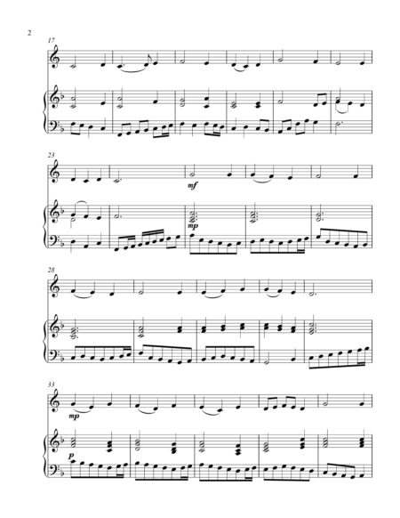 Come Thou Long Expected Jesus F instrument solo part cover page 00031