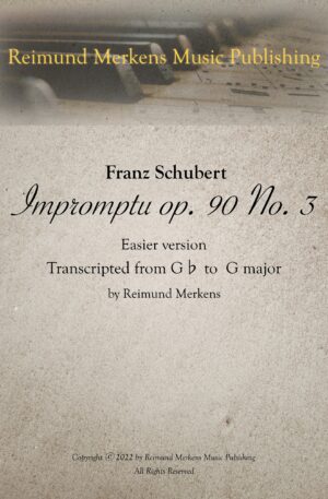 F. Schubert – Impromptu op.90 No. 3 – Transcription to G major
