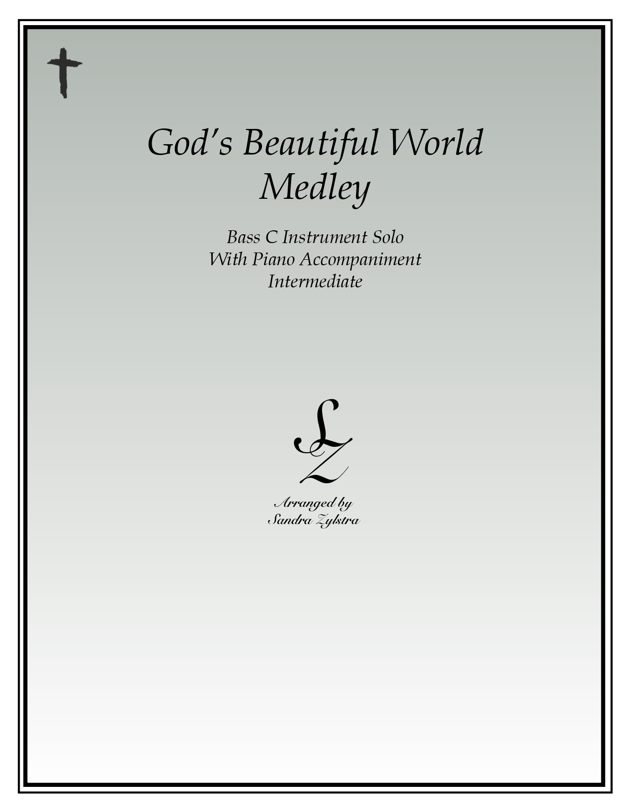 Gods Beautiful World bass C instrument solo part cover page 00011