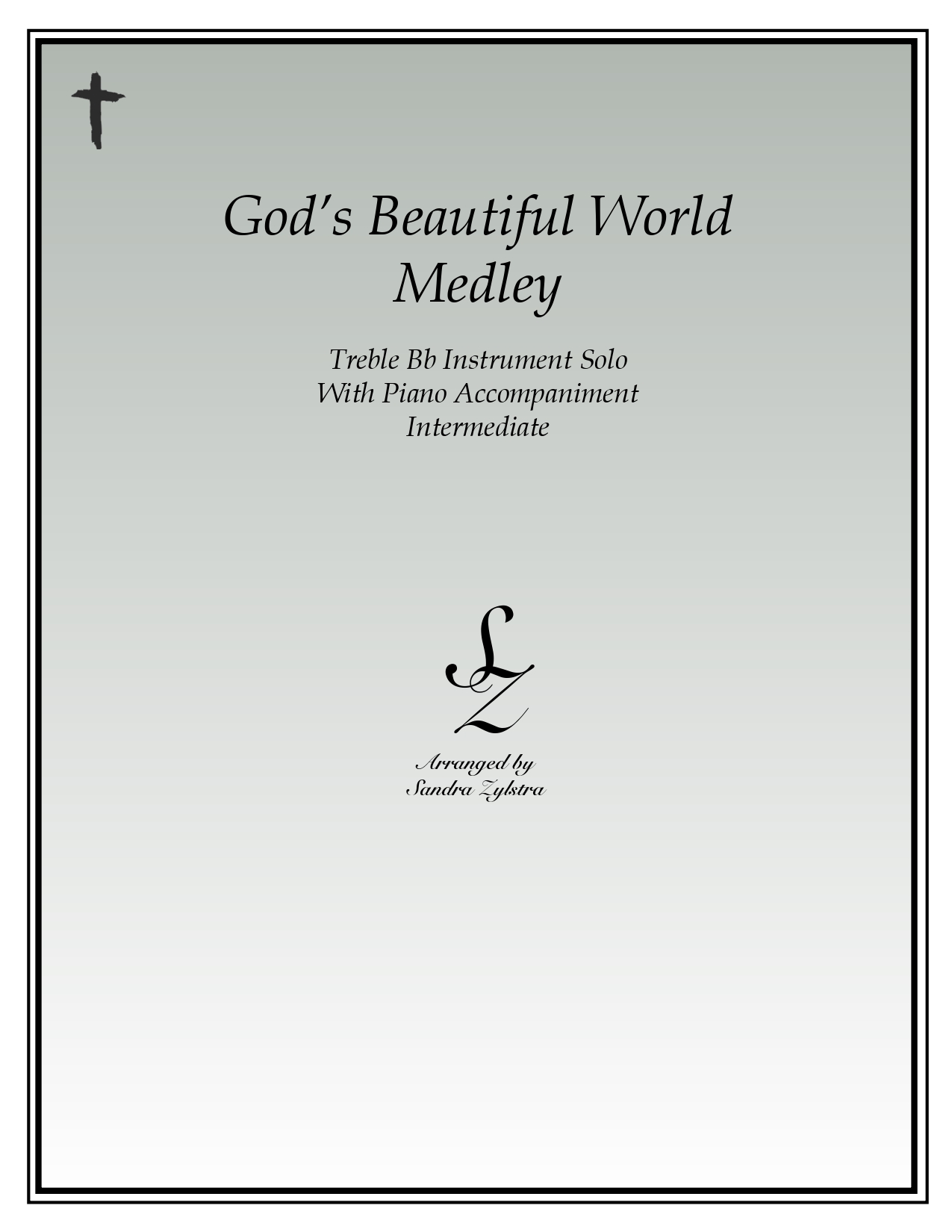 Gods Beautiful World Medley Bb instrument solo part cover page 00011