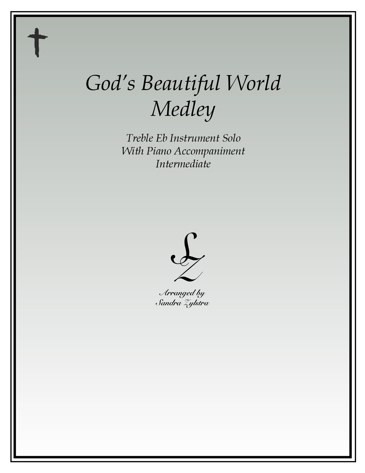Gods Beautiful World Medley Eb instrument solo part cover page 00011