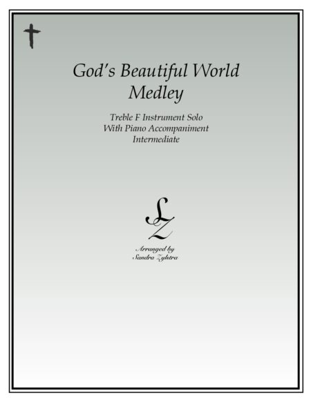 Gods Beautiful World Medley F instrument solo part cover page 00011