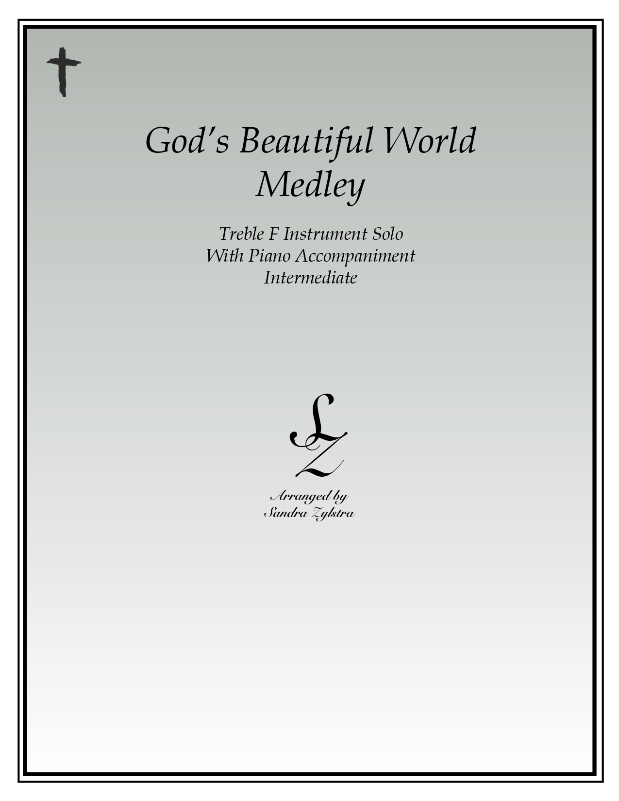 Gods Beautiful World Medley F instrument solo part cover page 00011