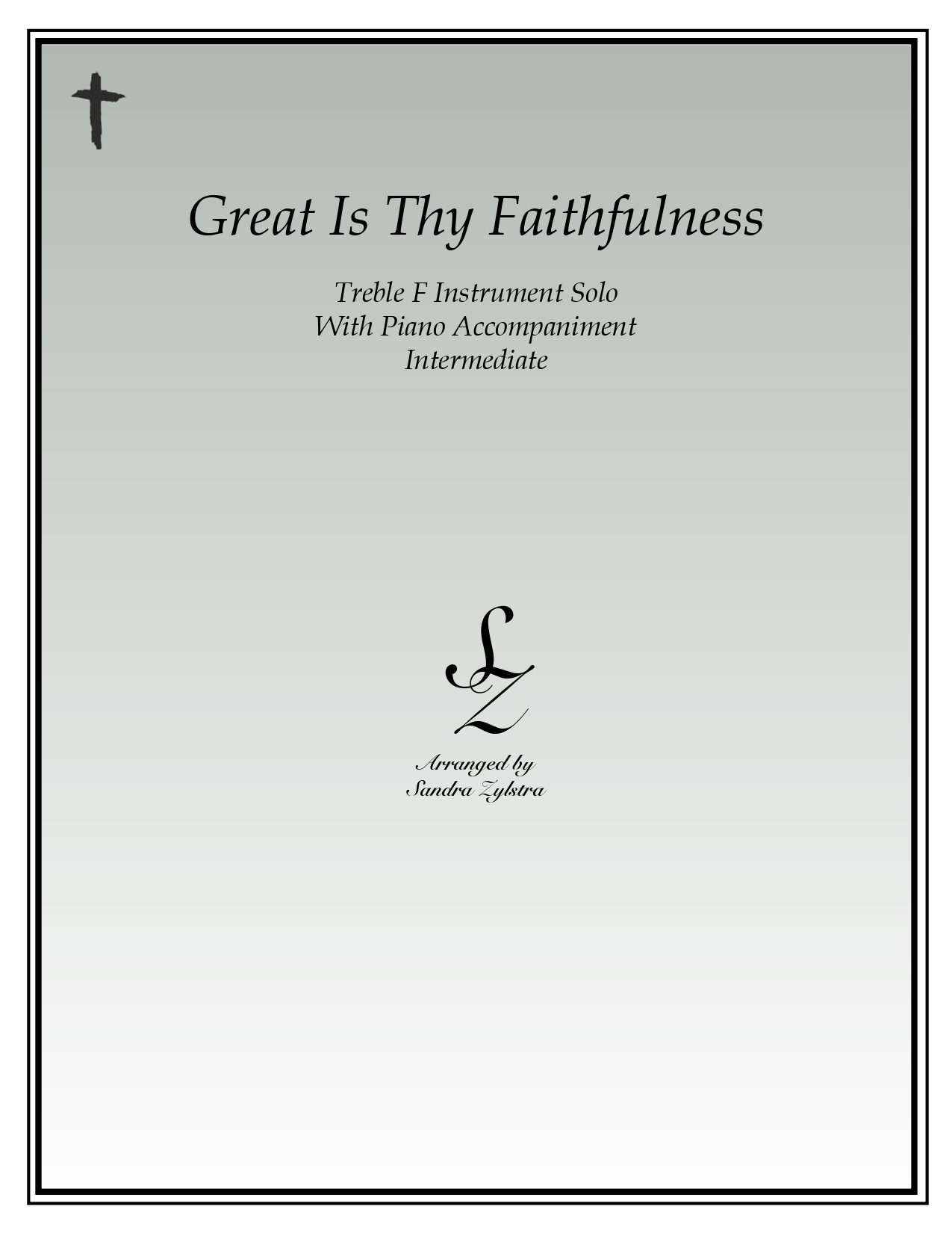 Great Is Thy Faithfulness F instrument solo part cover page 00011