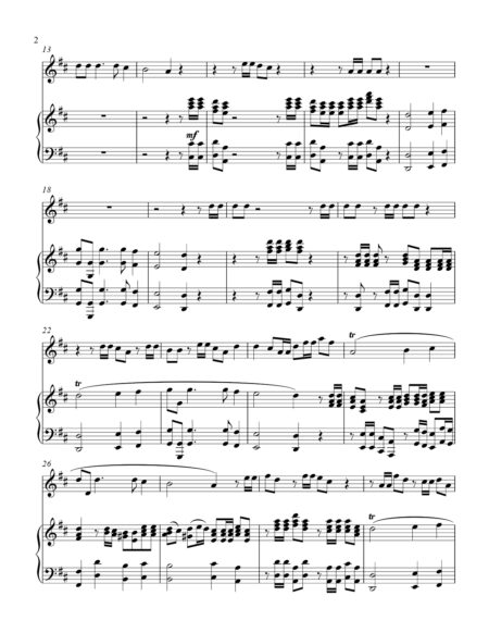 Hallelujah Chorus treble C instrument solo part cover page 00031