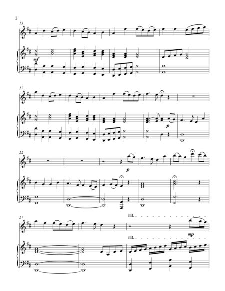 He Leadeth Me treble C instrument solo part cover page 00031