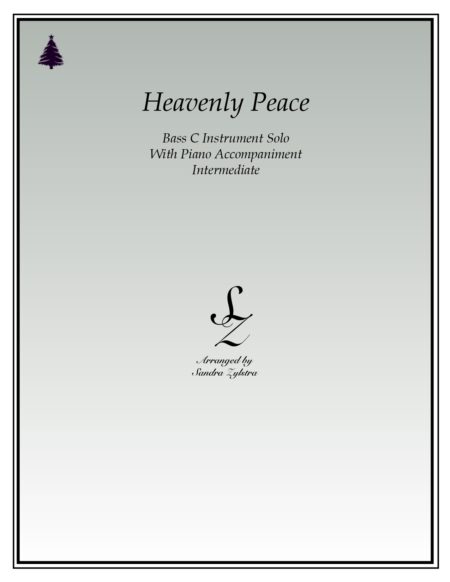 Heavenly Peace bass C instrument solo part cover page 00011
