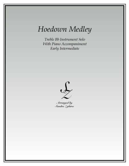 Hoedown Medley Bb instrument solo part cover page 00011