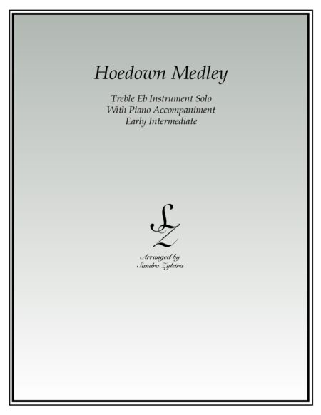 Hoedown Medley Eb instrument solo part cover page 00011