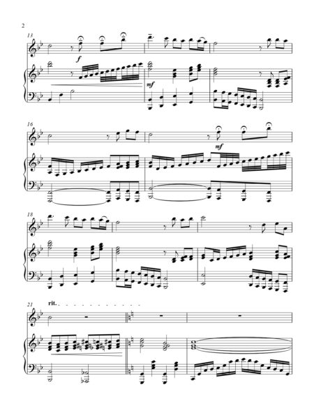 How Great Thou Art treble C instrument solo part cover page 00031