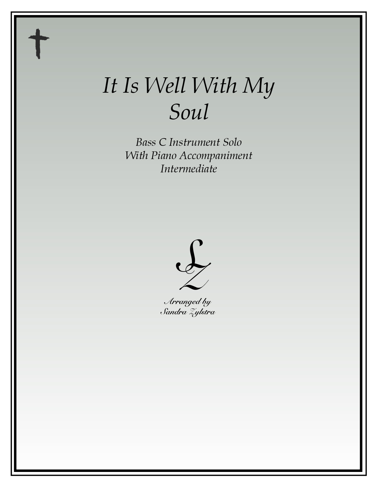 It Is Well With My Soul bass C instrument solo part cover page 00011