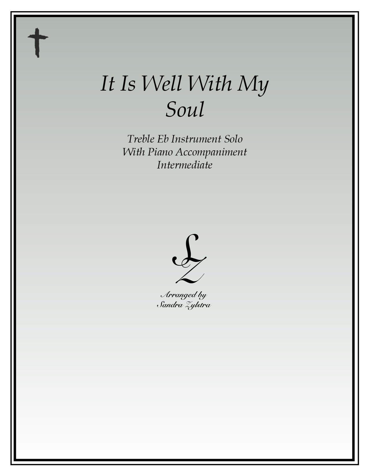 It Is Well With My Soul Eb instrument solo part cover page 00011 1