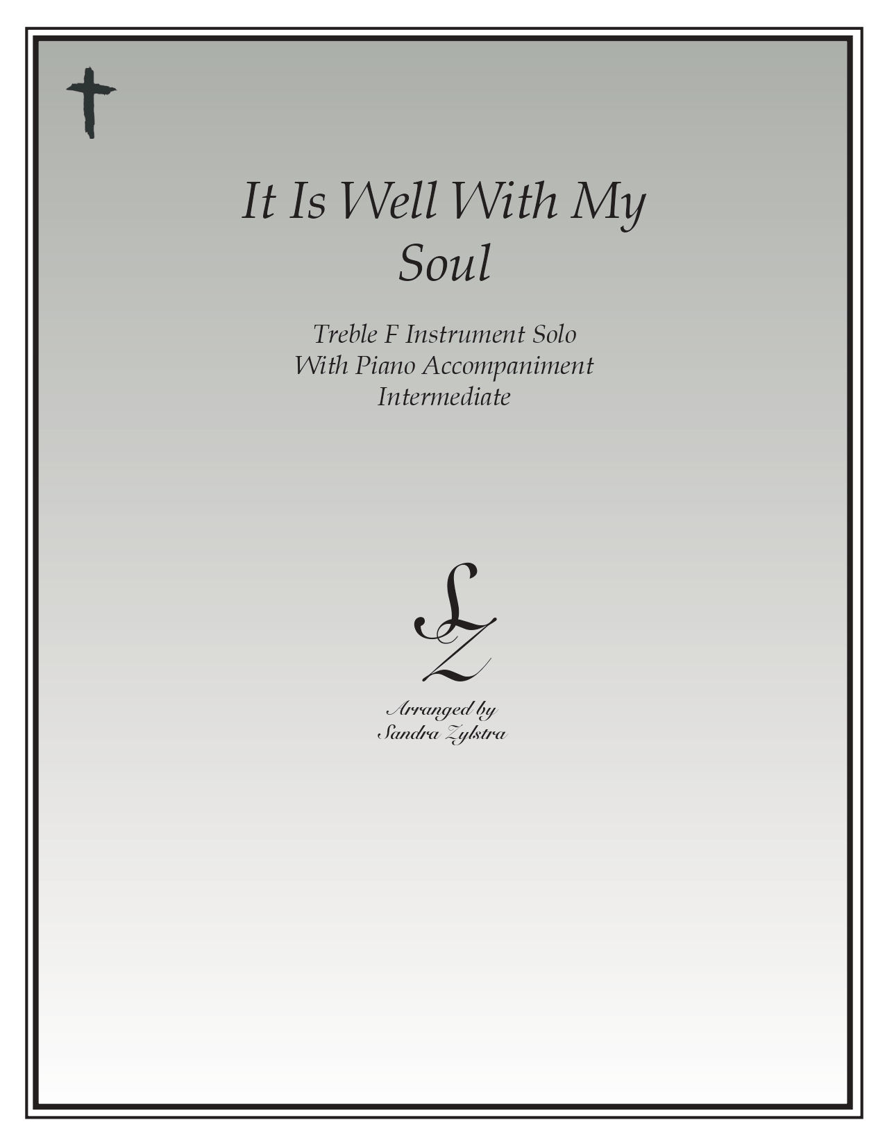 It Is Well With My Soul F instrument solo part cover page 00011