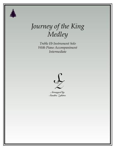 Journey Of The King Medley Eb instrument solo part cover page 00011