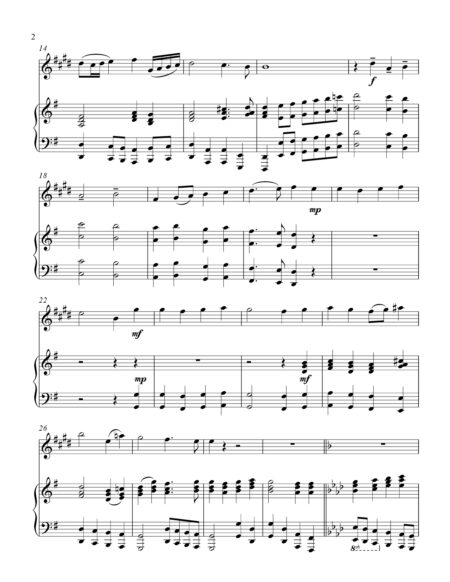 O Come All Ye Faithful Eb instrument solo part cover page 00031