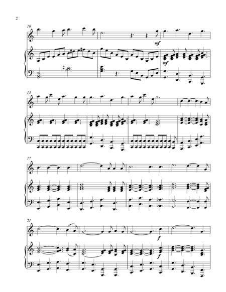 O Holy Night treble C instrument solo part cover page 00031