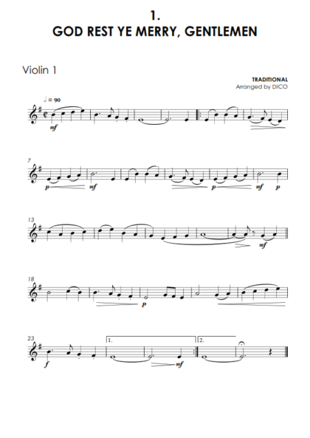 A 10 Christmas Carols String Quartet Vol. 1 06 p1