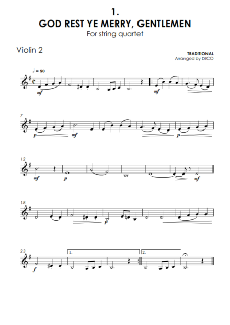 A 10 Christmas Carols String Quartet Vol. 1 06 p2