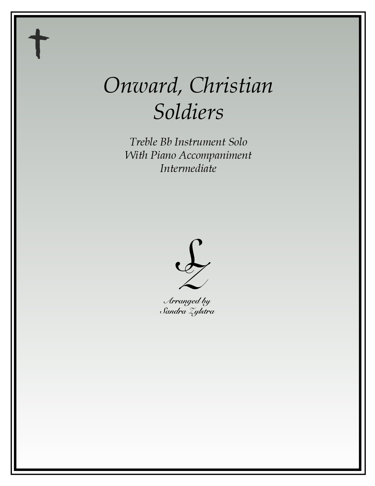 Onward Christian Soldiers Bb instrument solo part cover page 00011