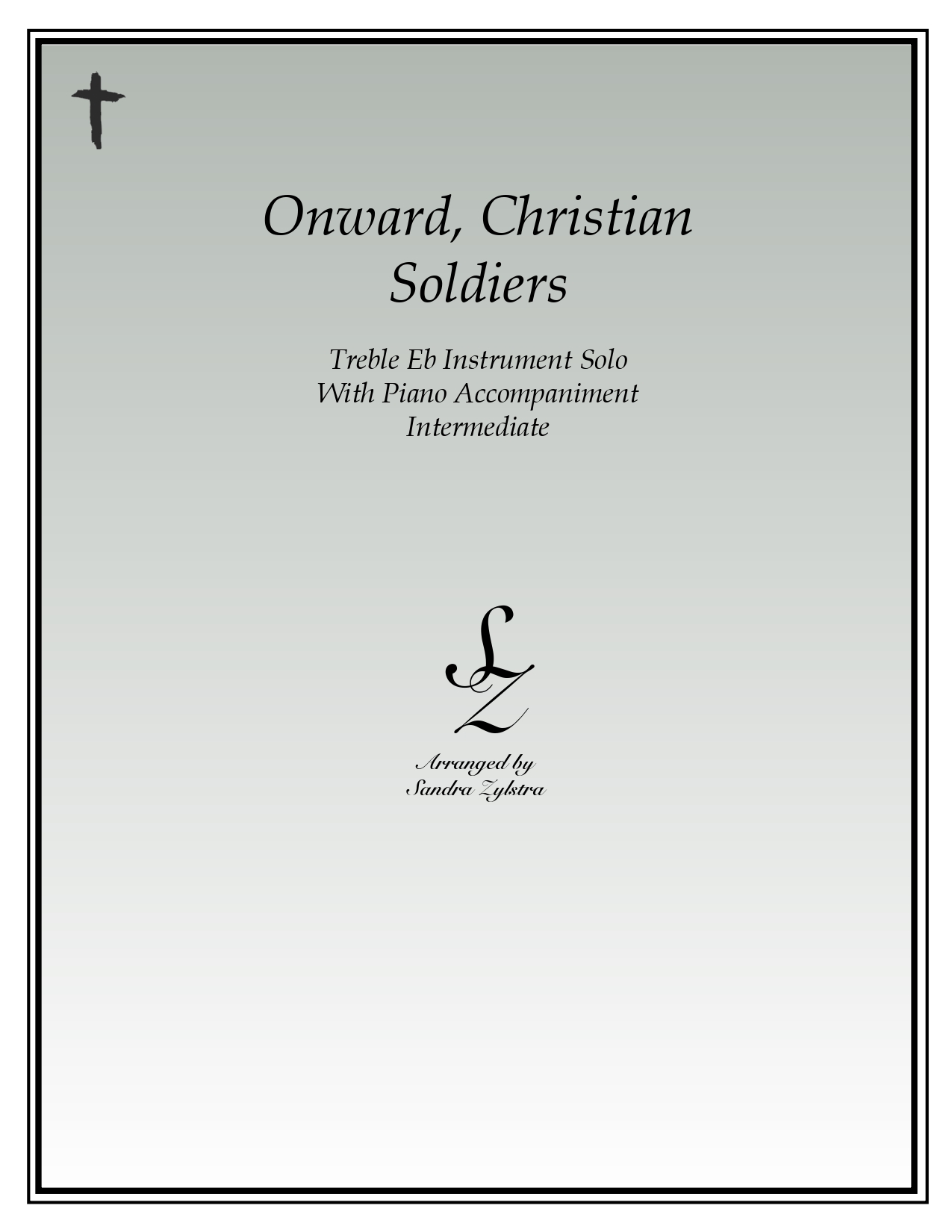 Onward Christian Soldiers Eb instrument solo part cover page 00011