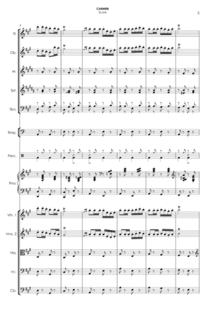 CARMEN – OVERTURE (for reduced orchestra)