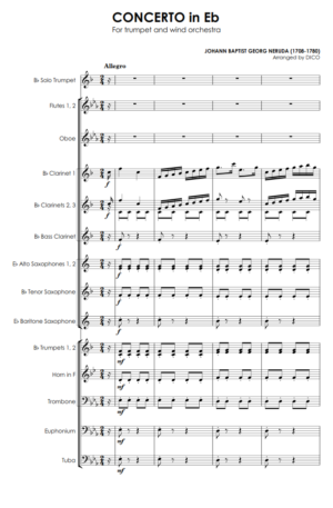Trumpet Concerto in Eb major – 1st Mov – Allegro