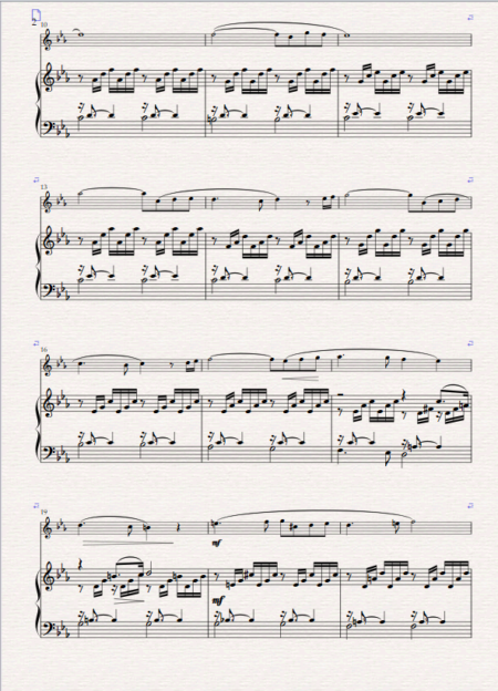 prelude in c minor Oboe PNG