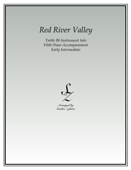 Red River Valley Bb instrument solo part cover page 00011