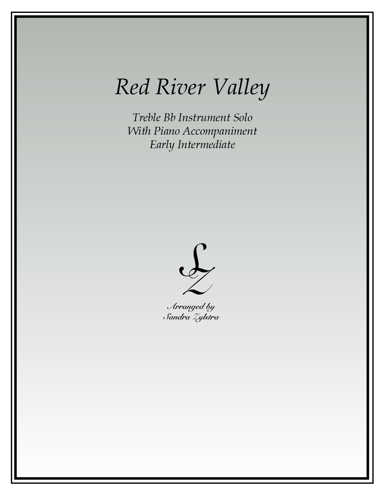 Red River Valley Bb instrument solo part cover page 00011