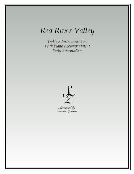Red River Valley F instrument solo part cover page 00011