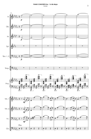Piano Concerto No. 1 – 1st Mov. (excerpts)